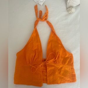 Orange Tank Top